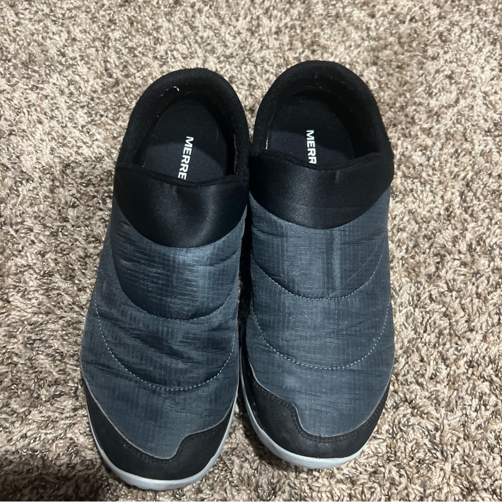 Merrell Men's Charcoal and Black Slip-On Loafers
